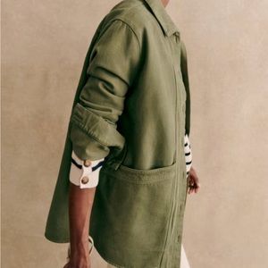 Sezane Will Jacket. Khaki. Size M